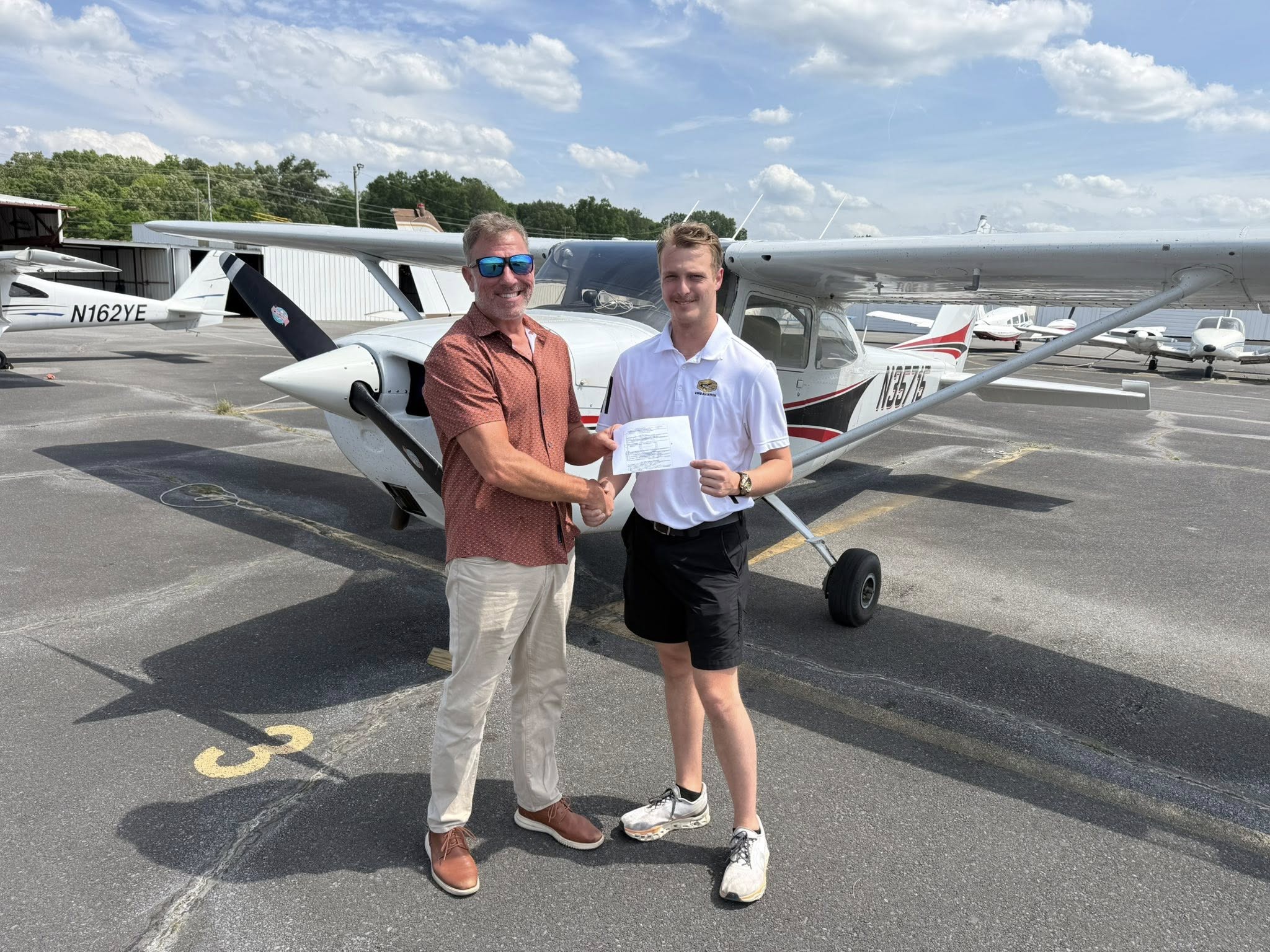 Congratulations, Shane Crosby! New Private Pilot!